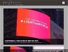 Tablet Screenshot of mormonlifehacker.com